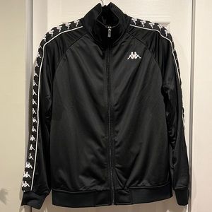 Kappa 222 Banda Anniston Jacket - Black, Size Small